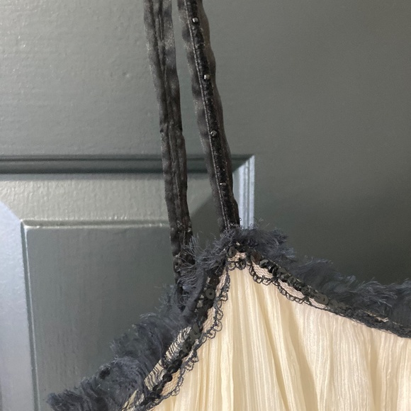 Zara Woman Vintage Slip Dress tulle midi with lace and sequin detail - Picture 6 of 9